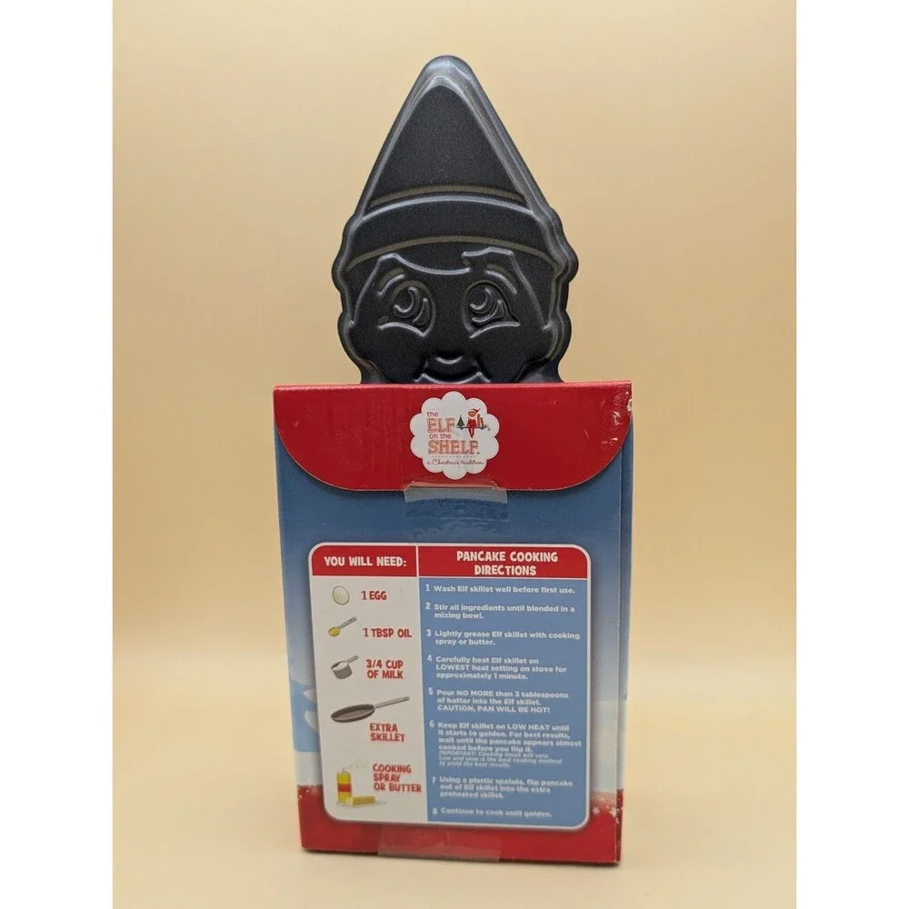 The Elf On The Shelf Pancake Skillet Set - Christmas Cooking Pancakes New In Box